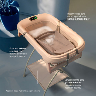 Suporte Para Banheira Maxi-Cosi Indigo Plus Elegance Beige - Estrutura estável 